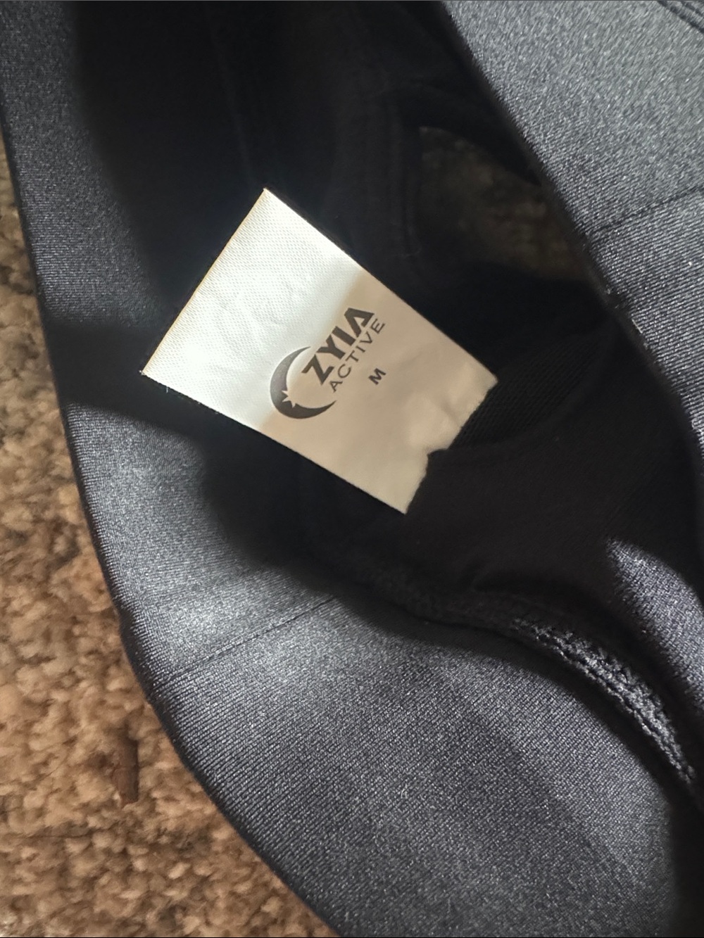 ZYIA Black V-Neck Seamless Comfort Bralette - Picture 2 of 5